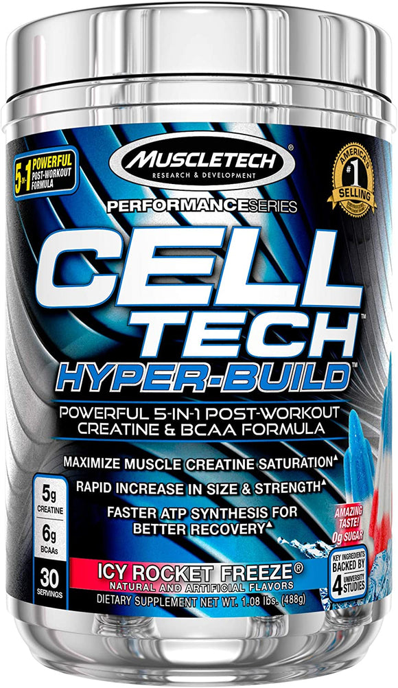 CELL TECH HYPER-BUILD 5 IN 1 POSTWORKOUT CREATINE & BCAA