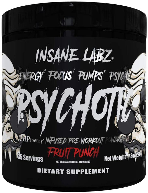 INSANE LABZ PSYCHOTIC BLACK PREWORKOUT