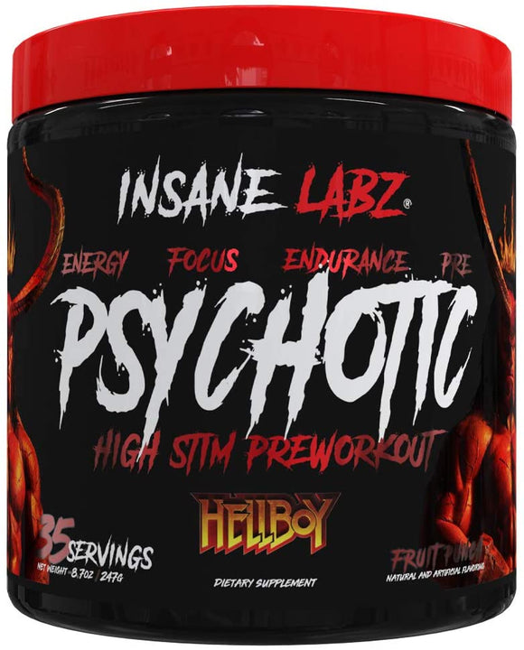 INSANE LABZ PSYCHOTIC HELLBOY EDITION PREWORKOUT