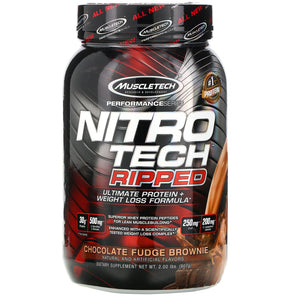 Muscletech Nitrotech Ripped fat-burning protein powder